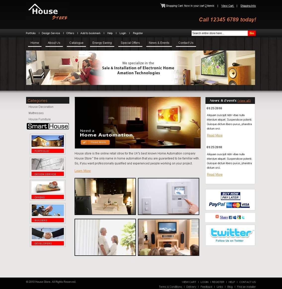 2012 Best Magento Theme for House hold web shop