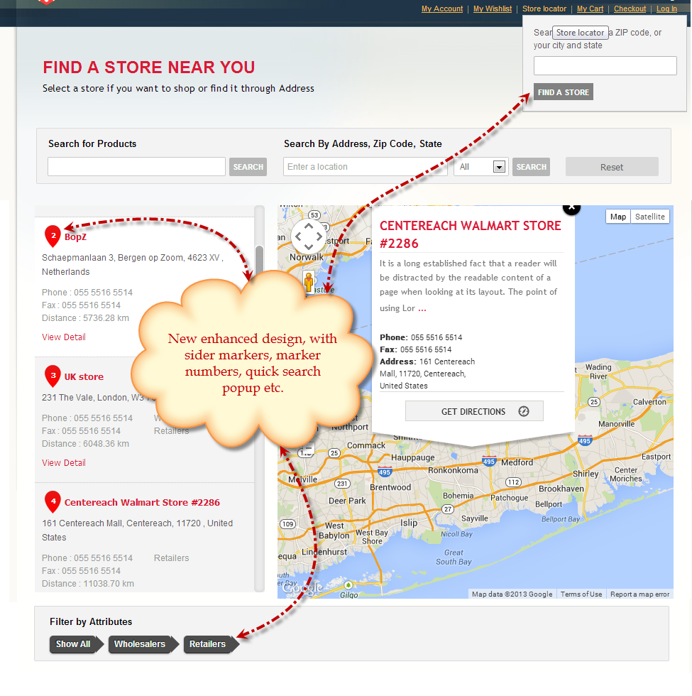 Advance Google Maps Magento Store Locator Released!