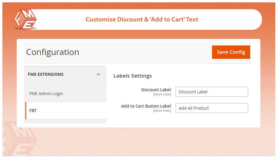 Set Discount & Add to Cart Label