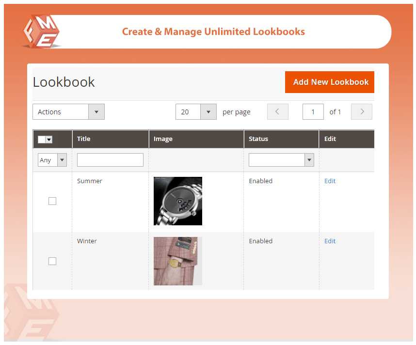 Create Unlimited Lookbooks