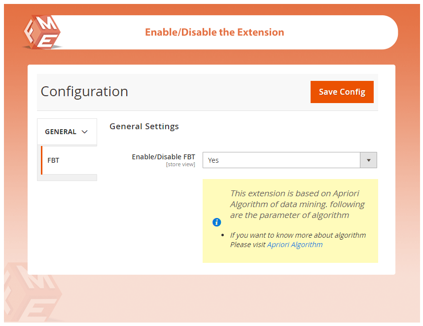 Enable the Extension