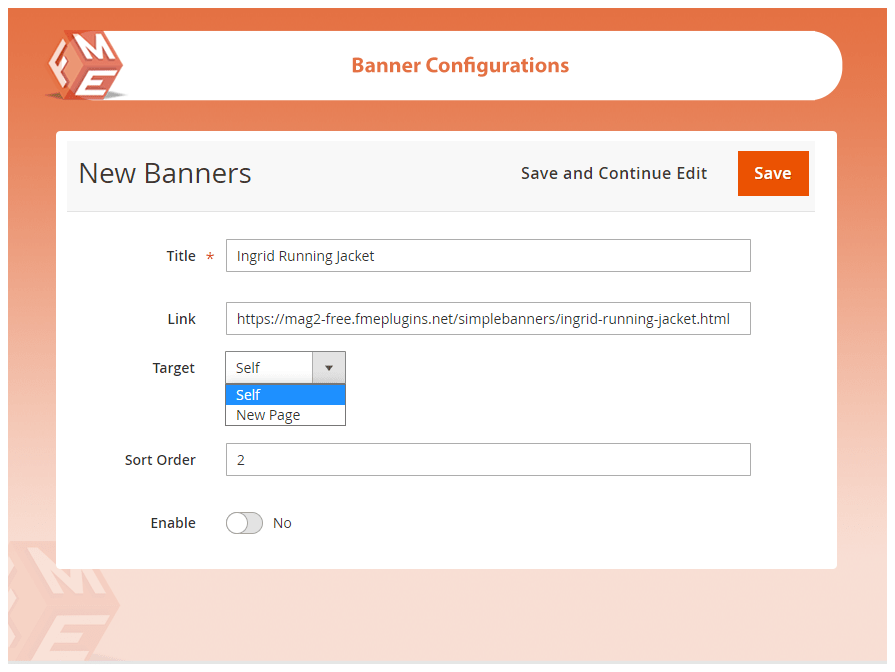 Banner Configurations