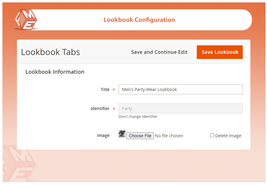 Lookbook Configuration
