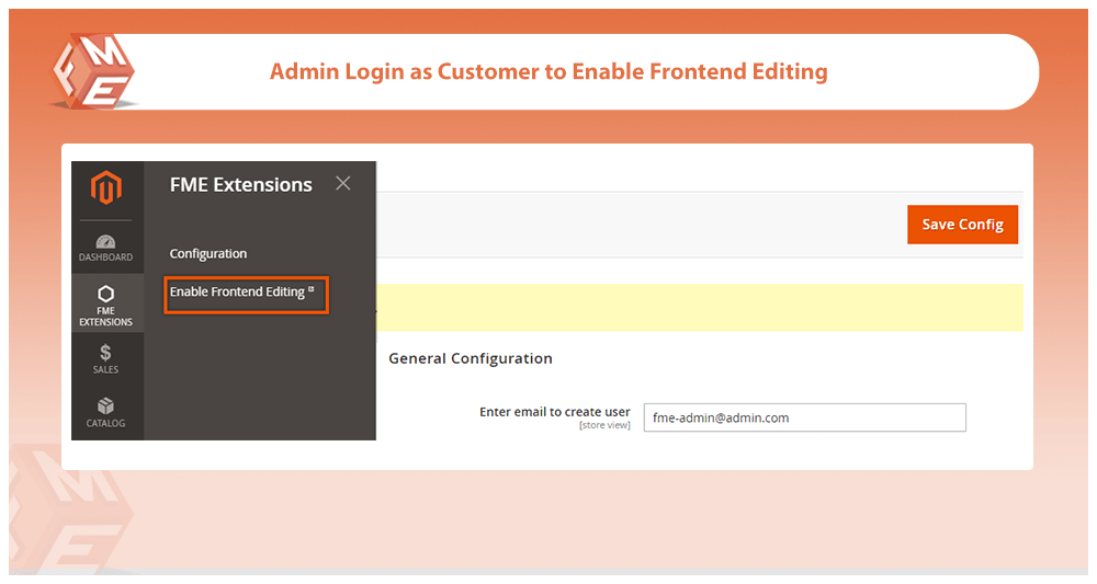 Enable Frontend Editing