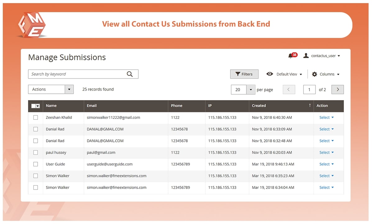 View & Manage All Submissions