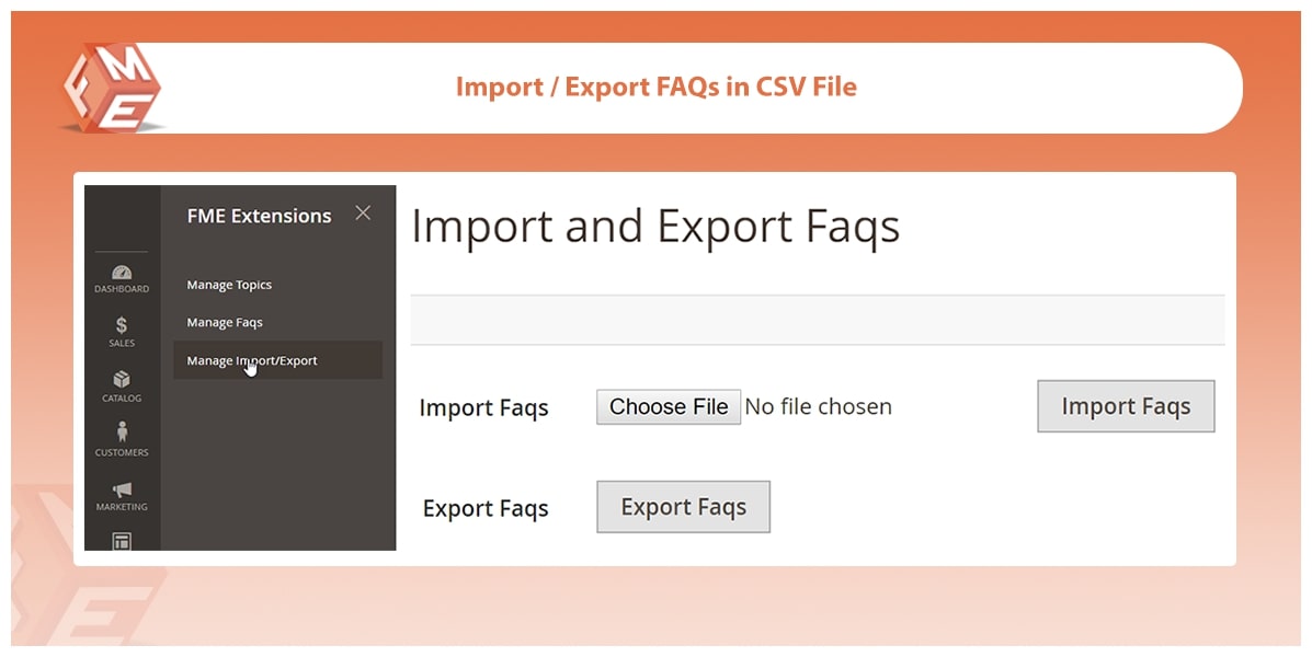 Import/Export FAQs