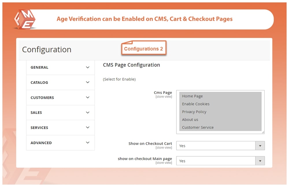 Enable Age Gate on Checkout & Cart Pages