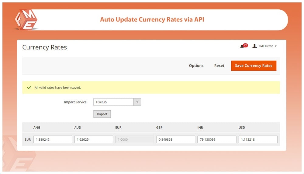 Auto Update Currency Rates