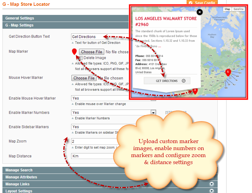 Magento Advance Google Maps Store Locator