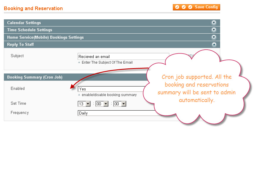 Bookings and Reservations Magento Extension
