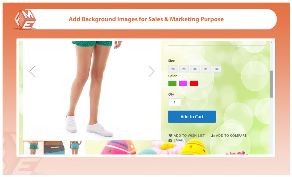 Add Background Image to Product Pages