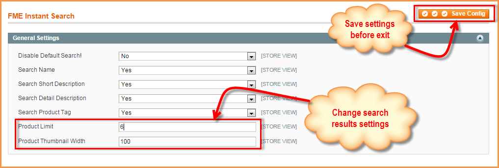 Magento Instant Search Extension