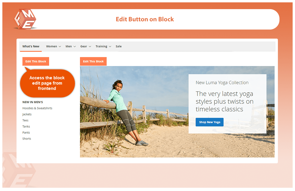 Edit Block from Frontend