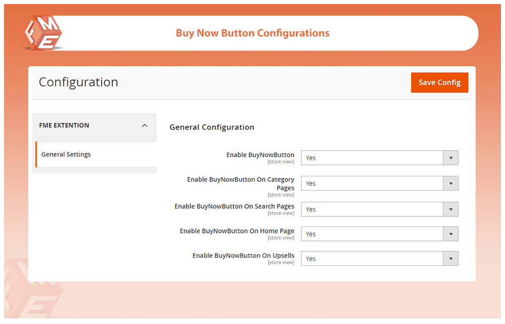 Buy Now Button Configurations