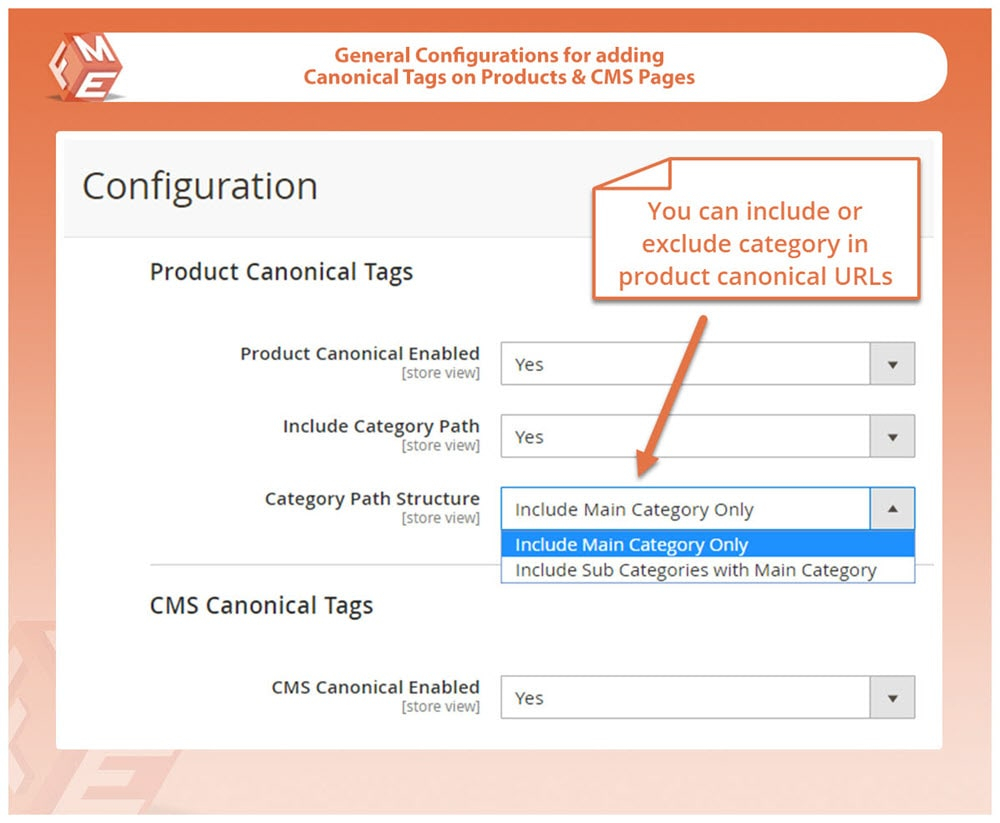 Include/Exclude Category Name in Canonical URL