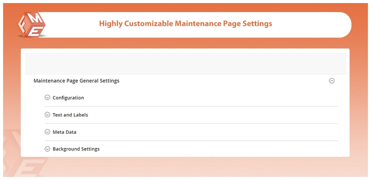 Magento 2 Maintenance Mode Extension Configurations