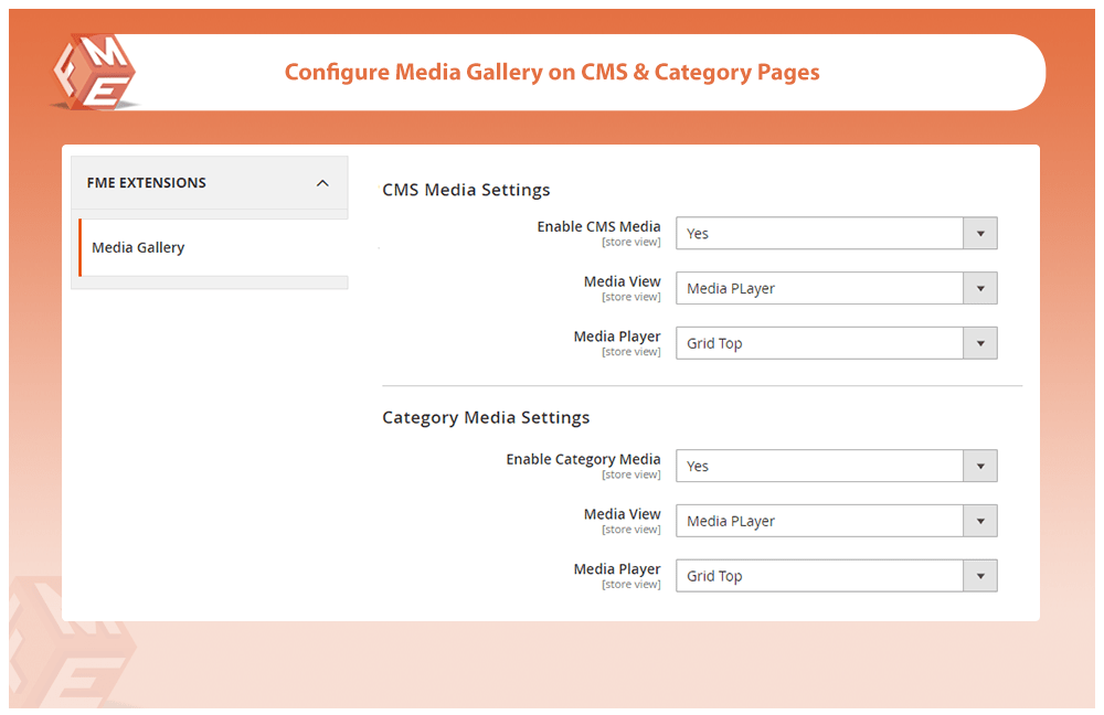 CMS & Category Page Settings