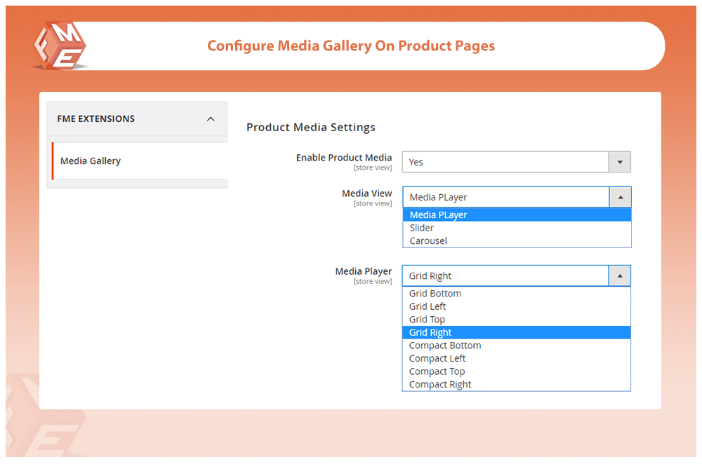 Product Page Settings