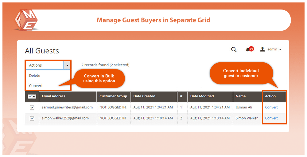 Convert Guest Buyers from a Separate Grid