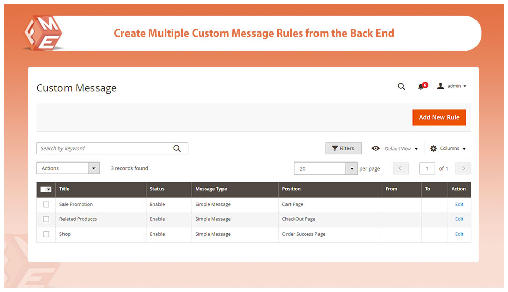 Magento 2 Custom Message, Display On Cart & Checkout Success Page