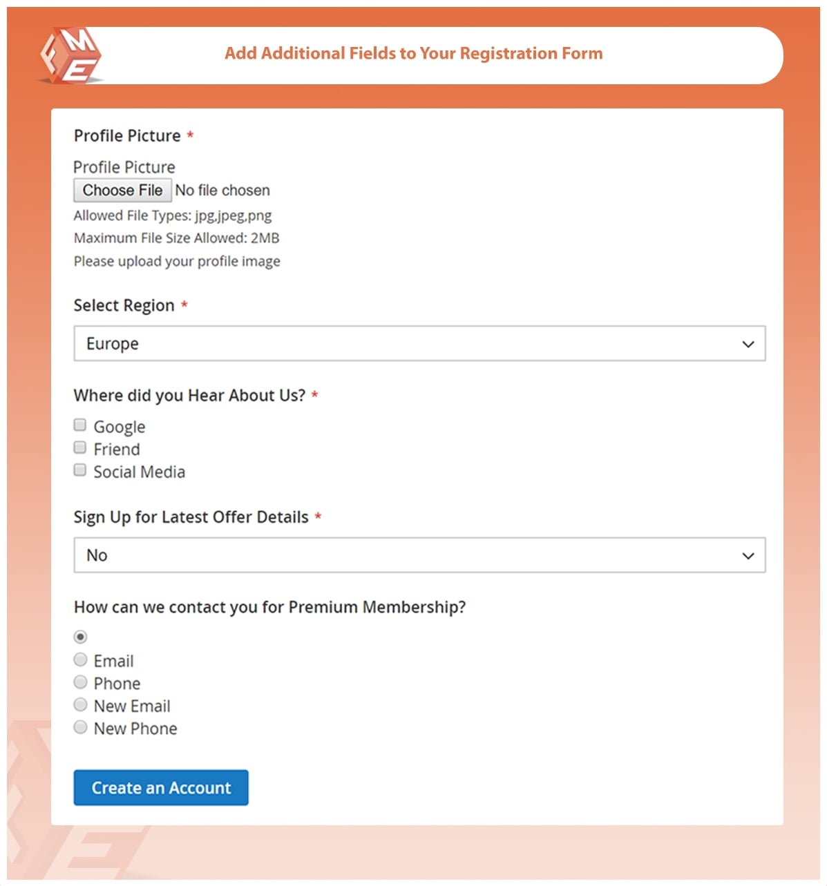 Add Customer Attributes to Registration Form
