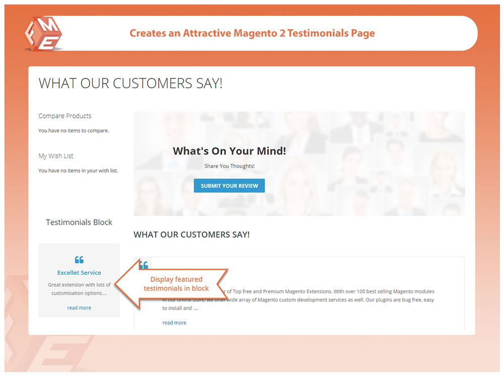 Customer Reviews & Testimonials Page