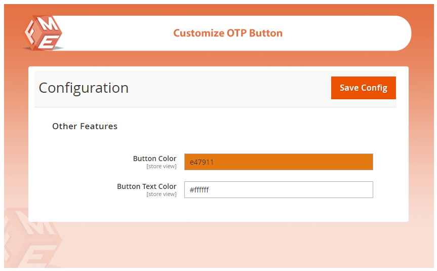 Customize OTP Button
