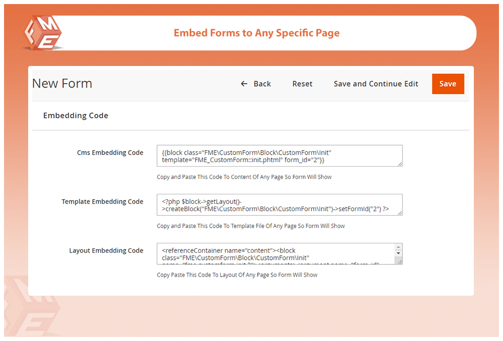 Embed Forms to CMS or Any Other Page