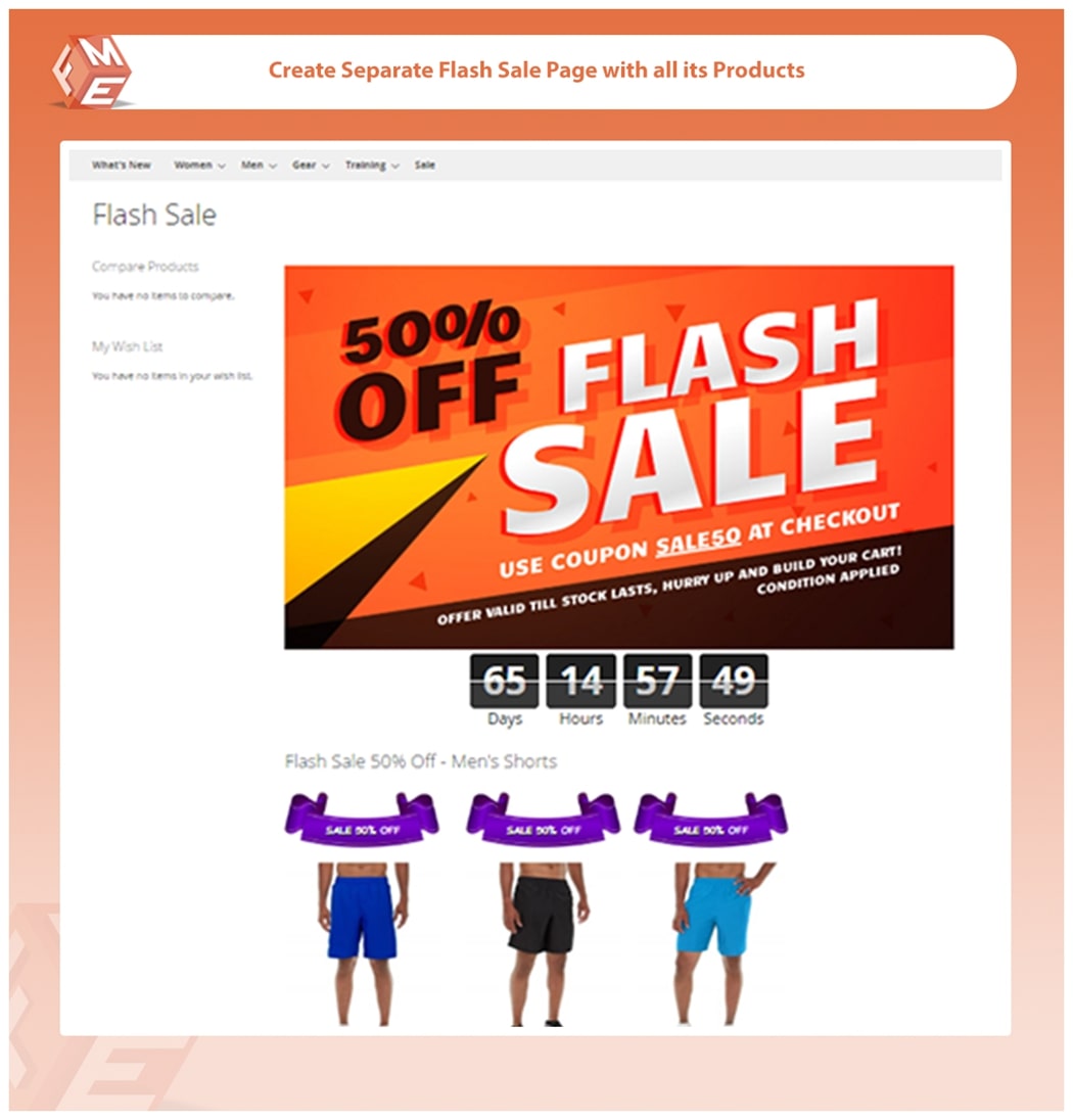 Flash Sale Landing Page   