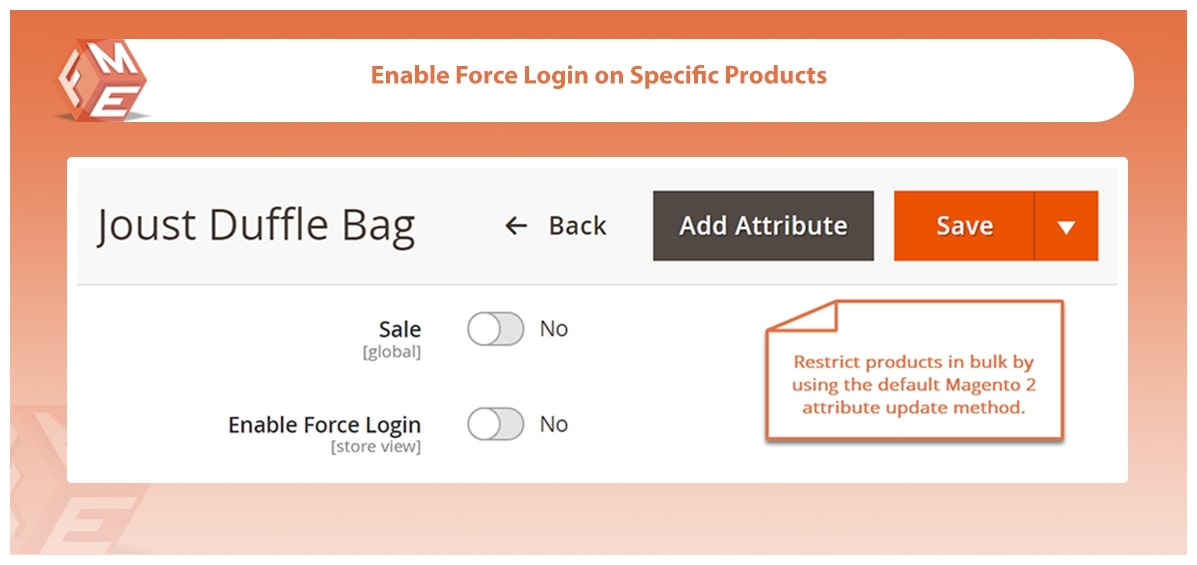 Force Sign In for Specific Products