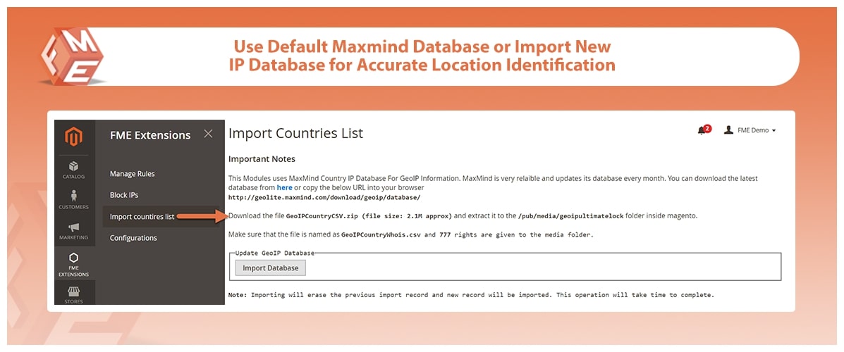 Update Maxmind GeoIP Database