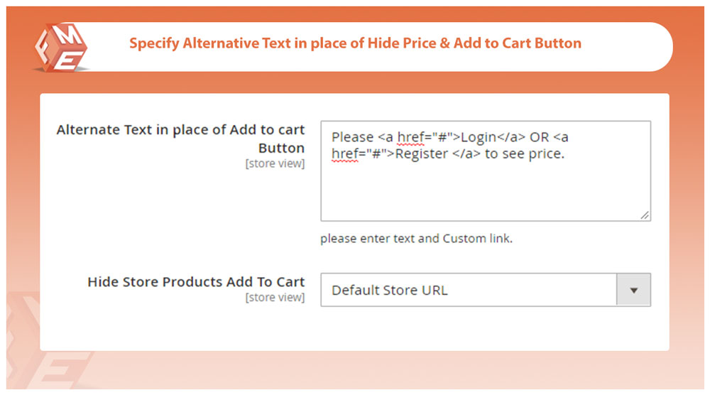 Alternative Text For Add to Cart Button