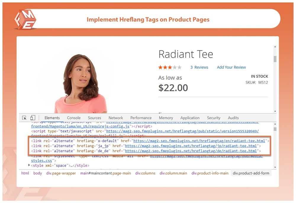 Hreflang Tags on Product Pages