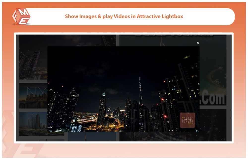 Show Video & Images In Lighbox popup