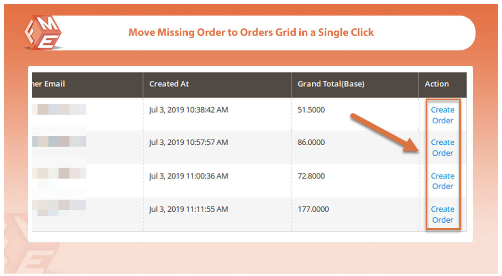 Move Missing Orders to Sales Orders Grid