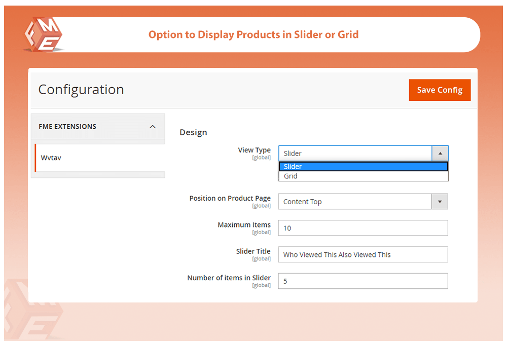 Show Products in Slider or Grid
