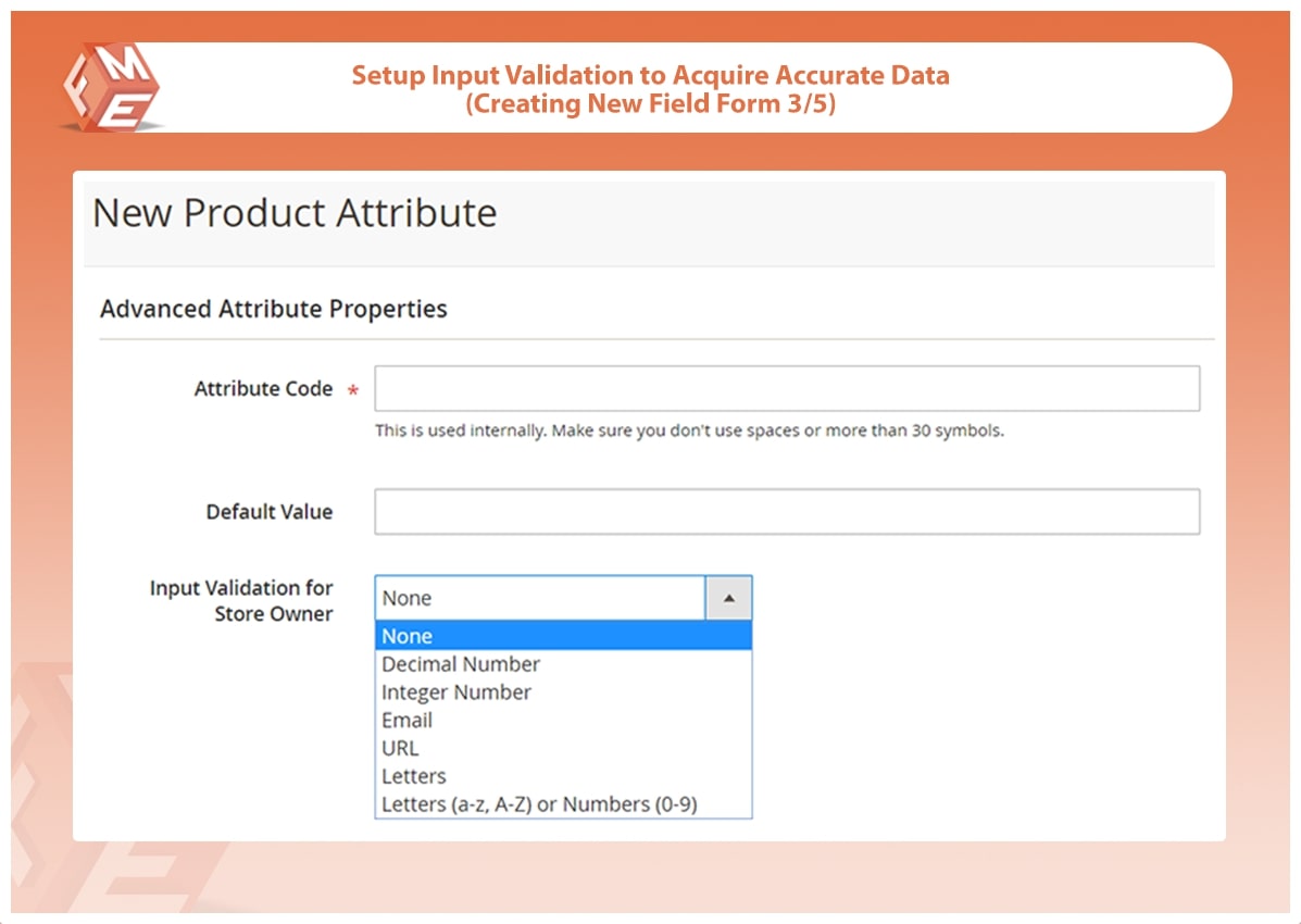 Enable Attributes Input Data Validation