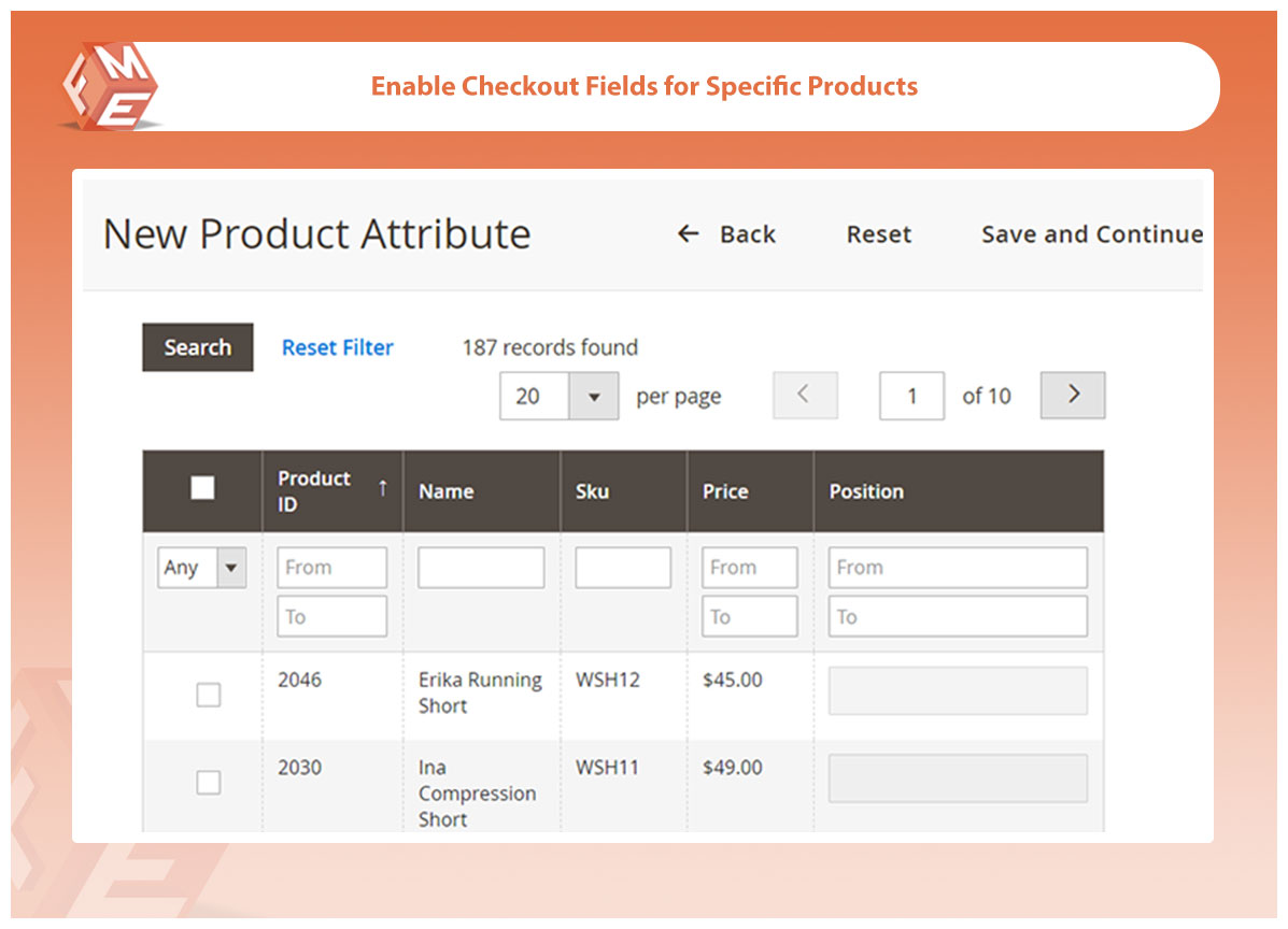 Display Order Attributes in Specific Store Views