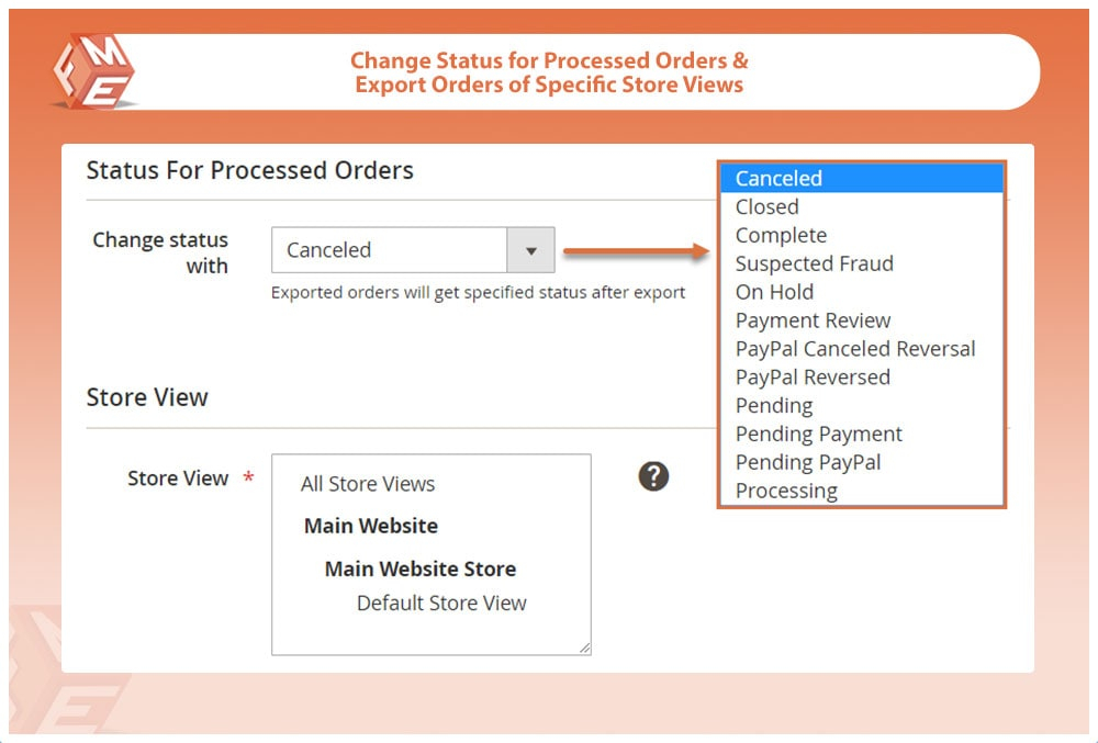 Change Order Status After Order Export