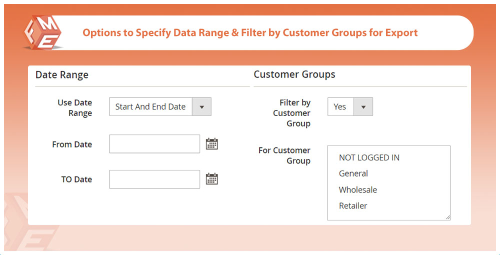 Set Date Range Filter
