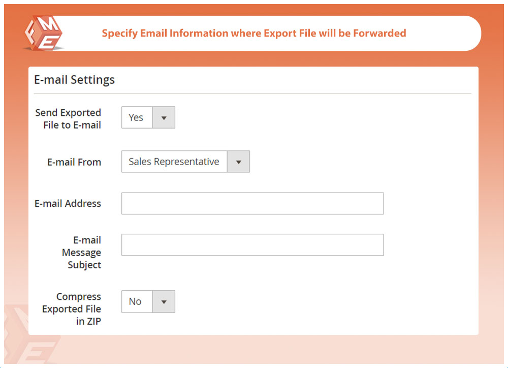 Send Exported File via Email