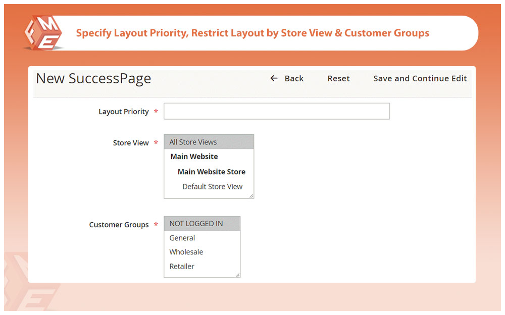 Restrict by Store View & Customer Groups