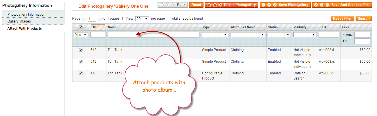 Magento Photo Gallery & Product Gallery