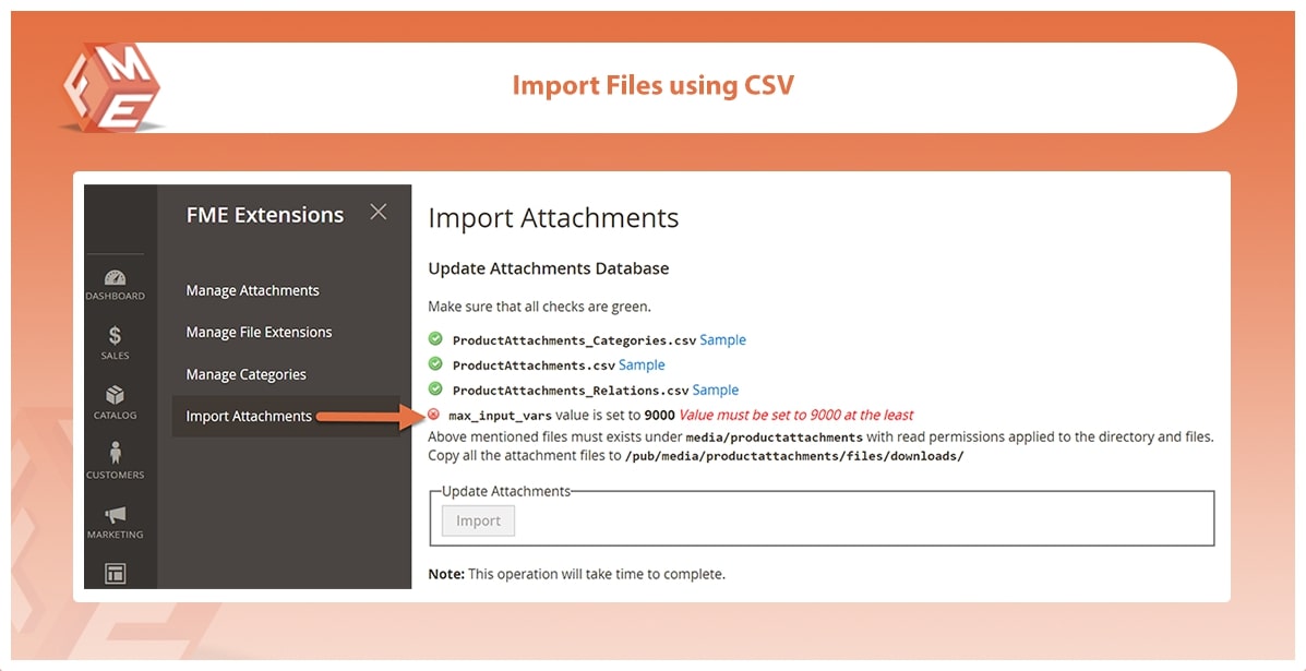 Import Product Attachments Using CSV