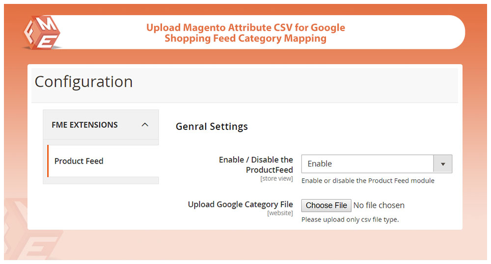 Upload Attribute CSV for Google Shopping Feed