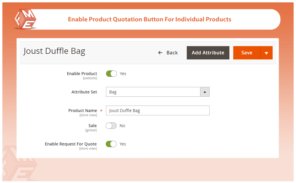 Enable Contact Button on Products in Bulk