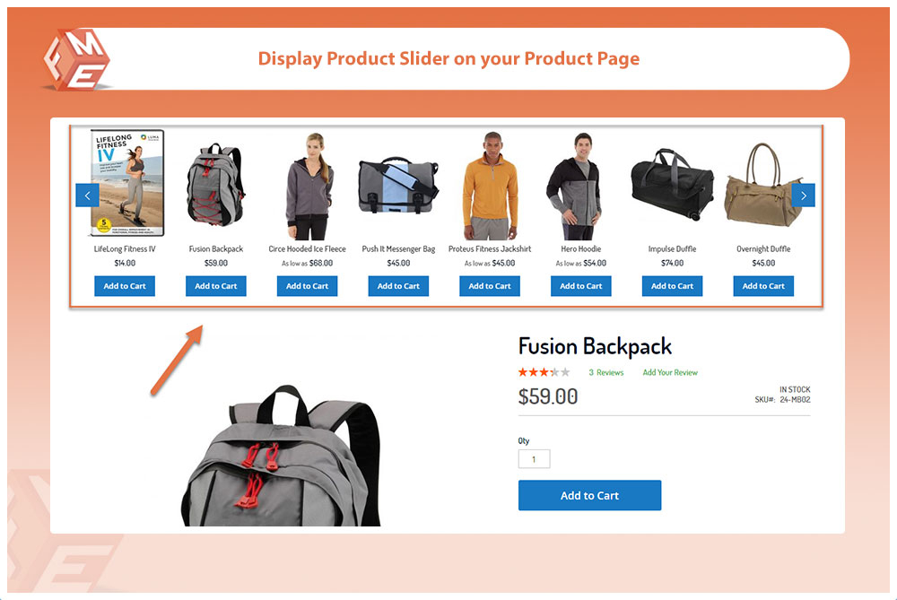 Product Slider on Magento 2 Product Page
