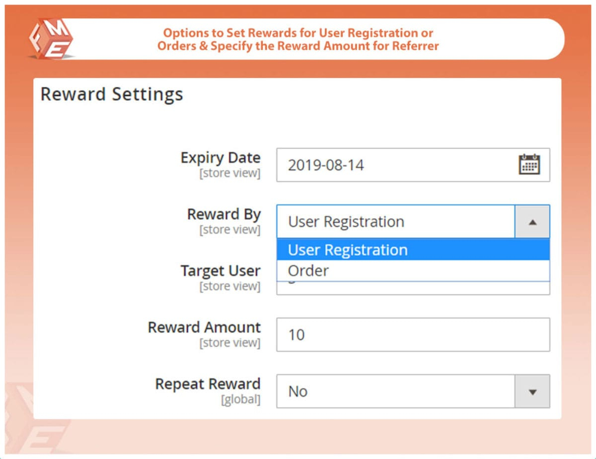 Set Awards For User Registration