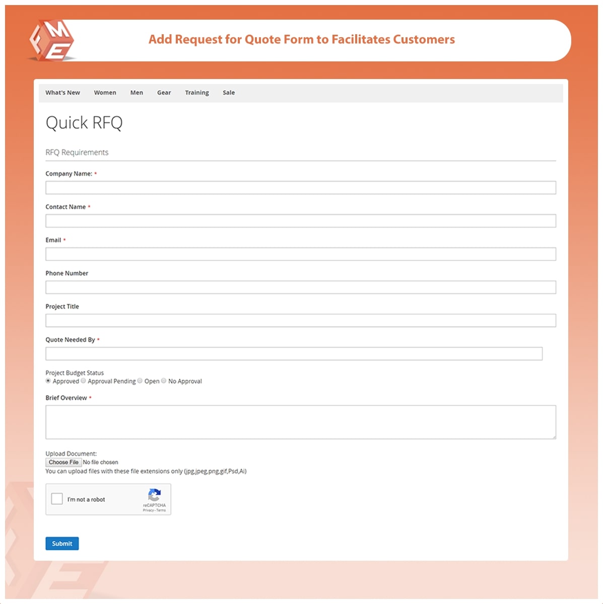 Magento 2 Request For Quote