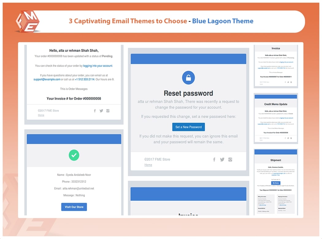 Blue Lagoon Email Template